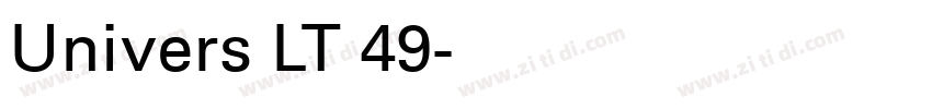 Univers LT 49字体转换 Univers LT 49字体转换